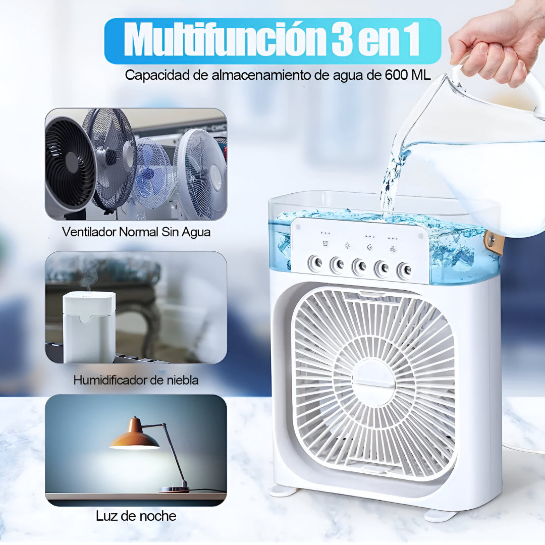 Ventilador Smart Humidificador de Nebulización