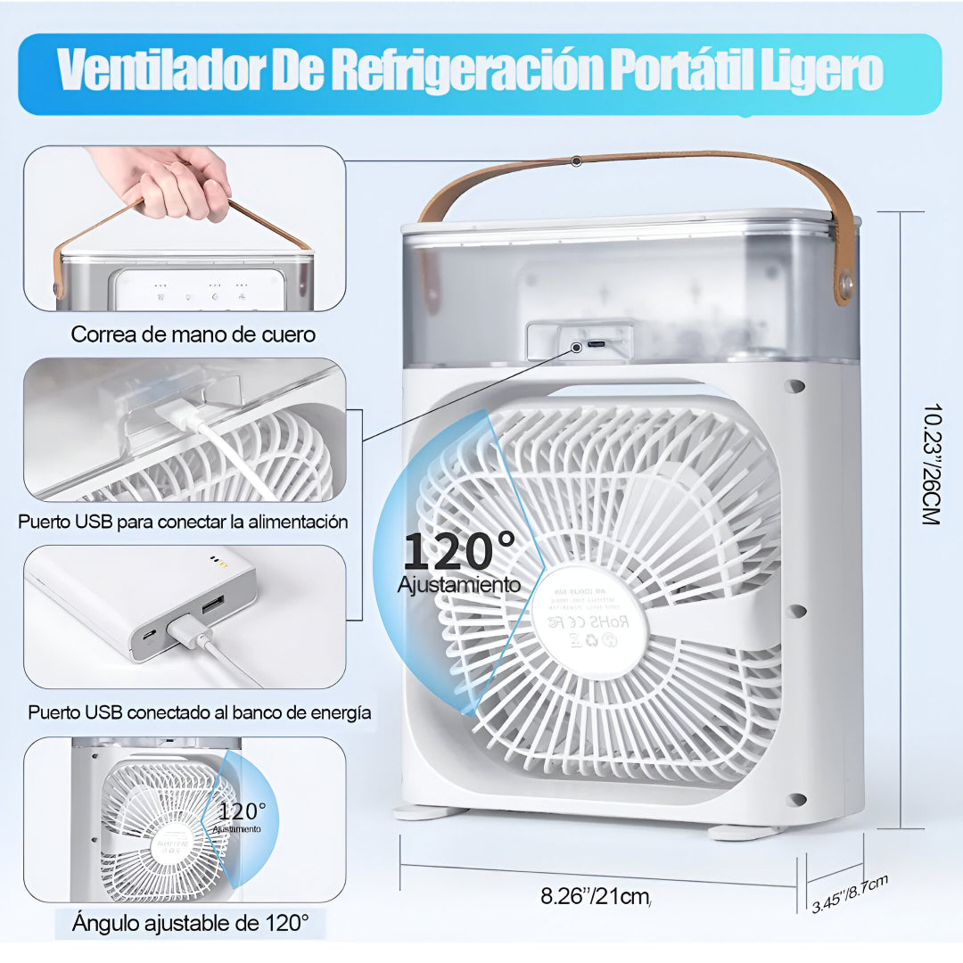 Ventilador Smart Humidificador de Nebulización