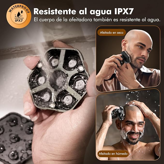 Men´s Shaver Afeitadora Recargable Multifunción 6 en 1